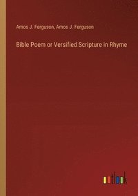 bokomslag Bible Poem or Versified Scripture in Rhyme