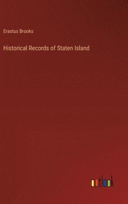 bokomslag Historical Records of Staten Island