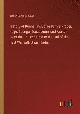 bokomslag History of Burma