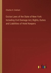 bokomslag Excise Laws of the State of New York