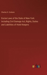 bokomslag Excise Laws of the State of New York