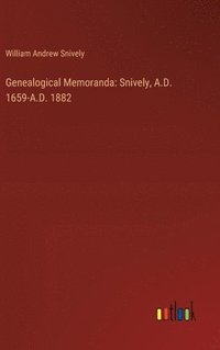 bokomslag Genealogical Memoranda