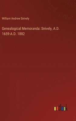 bokomslag Genealogical Memoranda