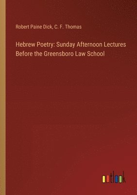 bokomslag Hebrew Poetry