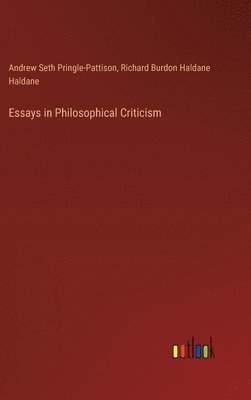 bokomslag Essays in Philosophical Criticism