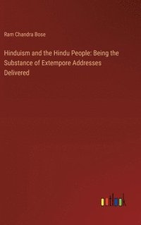 bokomslag Hinduism and the Hindu People
