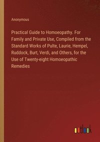 bokomslag Practical Guide to Homoeopathy. For Family and Private Use, Compiled from the Standard Works of Pulte, Laurie, Hempel, Ruddock, Burt, Verdi, and Others, for the Use of Twenty-eight Homoeopathic