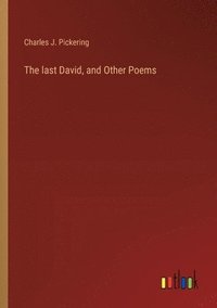 bokomslag The last David, and Other Poems