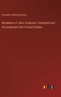 bokomslag Revelation of John; Analyzed, Translated and Accompanied with Critical Studies