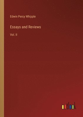 Essays and Reviews 1