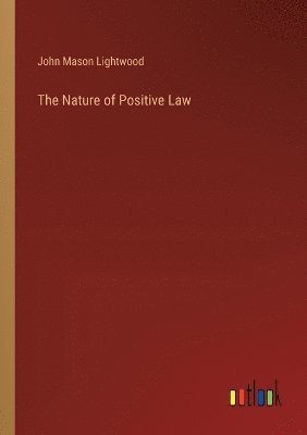 bokomslag The Nature of Positive Law