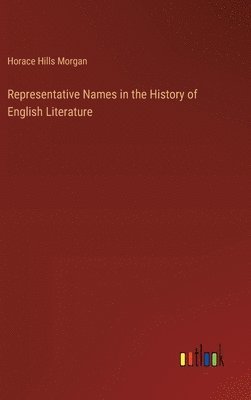 Representative Names in the History of English Literature 1