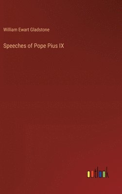 bokomslag Speeches of Pope Pius IX