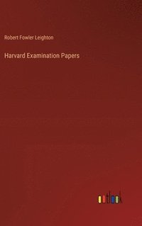 bokomslag Harvard Examination Papers