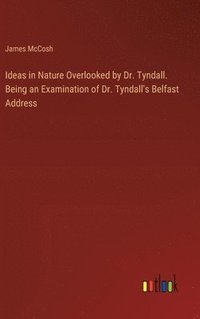 bokomslag Ideas in Nature Overlooked by Dr. Tyndall. Being an Examination of Dr. Tyndall's Belfast Address