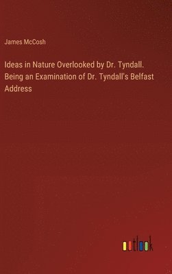 bokomslag Ideas in Nature Overlooked by Dr. Tyndall. Being an Examination of Dr. Tyndall's Belfast Address