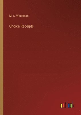 bokomslag Choice Receipts