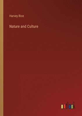 bokomslag Nature and Culture