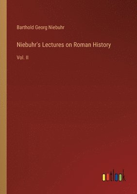 bokomslag Niebuhr's Lectures on Roman History