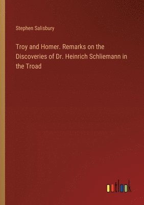 Stephen Salisbury - Troy and Homer. Remarks on the Discoveries of Dr. Heinrich Schliemann in the Troad, Häftad