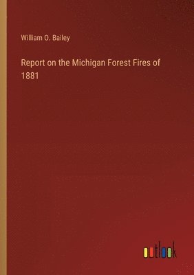 bokomslag Report on the Michigan Forest Fires of 1881