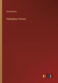 bokomslag Haileybury Verses