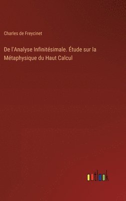 bokomslag De l'Analyse Infinitésimale. Étude sur la Métaphysique du Haut Calcul