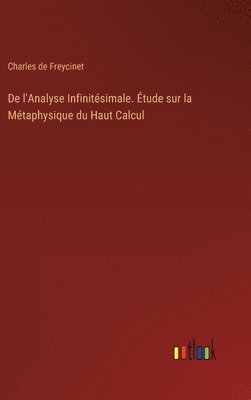 bokomslag De l'Analyse Infinitsimale. tude sur la Mtaphysique du Haut Calcul