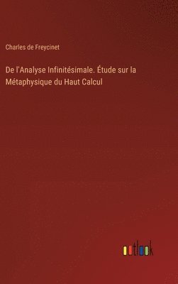 De l'Analyse Infinitsimale. tude sur la Mtaphysique du Haut Calcul 1