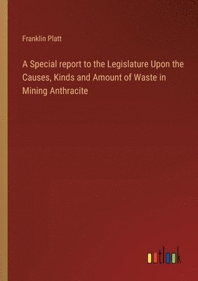 bokomslag A Special report to the Legislature Upon the Causes, Kinds and Amount of Waste in Mining Anthracite