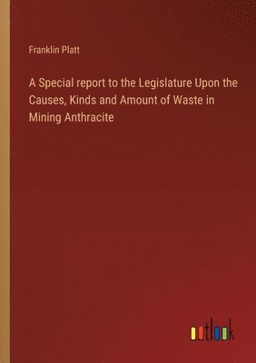 Special report to the Legislature Upon the Causes, Kinds and Amount of Waste in Mining Anthracite