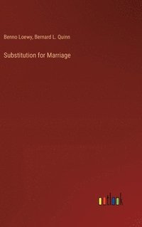 bokomslag Substitution for Marriage