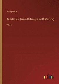 bokomslag Annales du Jardin Botanique de Buitenzorg