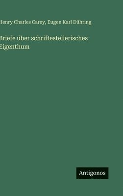 bokomslag Briefe über schriftestellerisches Eigenthum