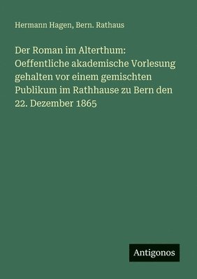bokomslag Roman im Alterthum