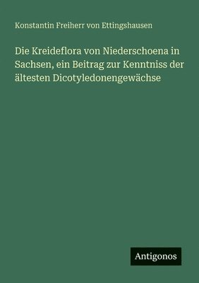 bokomslag Die Kreideflora von Niederschoena in Sachsen, ein Beitrag zur Kenntniss der ältesten Dicotyledonengewächse