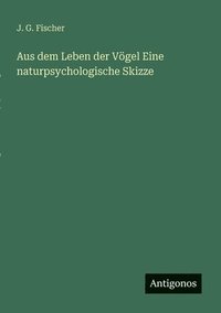 bokomslag Aus dem Leben der Vögel Eine naturpsychologische Skizze