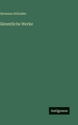 bokomslag Sämmtliche Werke