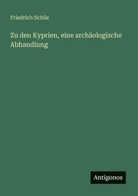 bokomslag Zu den Kyprien, eine archäologische Abhandlung