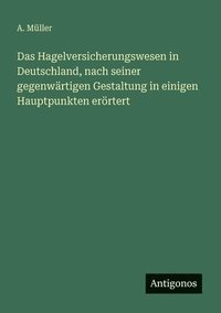 bokomslag Das Hagelversicherungswesen in Deutschland, nach seiner gegenwärtigen Gestaltung in einigen Hauptpunkten erörtert