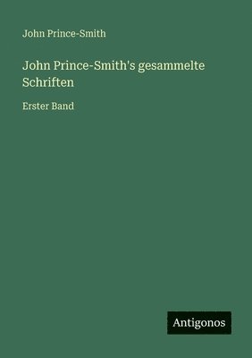 John Prince-Smith's gesammelte Schriften