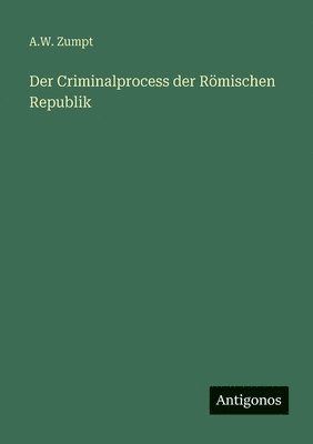 Criminalprocess der Römischen Republik