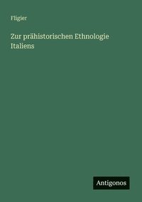 bokomslag Zur prähistorischen Ethnologie Italiens