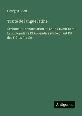 Traité de langue latine