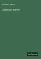 bokomslag Grammaire Birmane