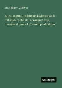 bokomslag Breve estudio sobre las lesiones de la mitad derecha del corazon