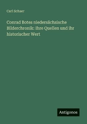 bokomslag Conrad Botes niederschsische Bilderchronik