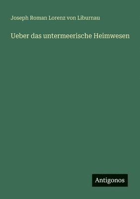 bokomslag Ueber das untermeerische Heimwesen