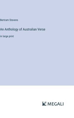 bokomslag Anthology of Australian Verse