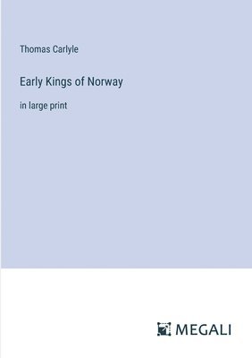 bokomslag Early Kings of Norway